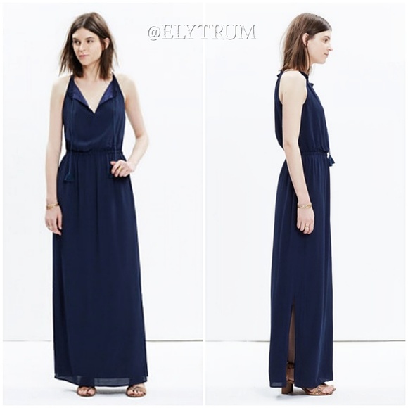Madewell Dresses & Skirts - Madewell Tassel-tie Maxi dress